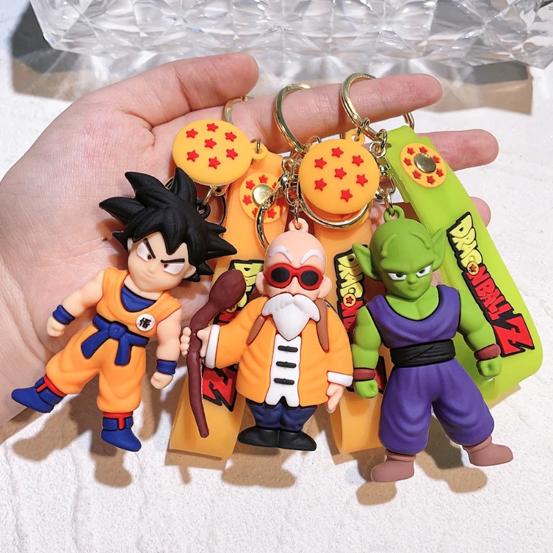 Model Kit Vegeta - Llavero de Anime Dragon Ball, Joyería