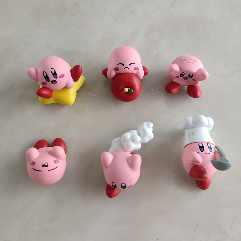 Model Kit Kirby - Set de 6 Figuras de Juguete