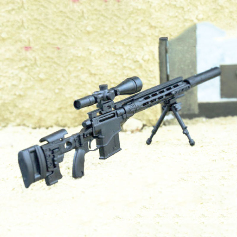 Model Kit Weapons - Remington-Rifle de francotirador Modular MSR, escala