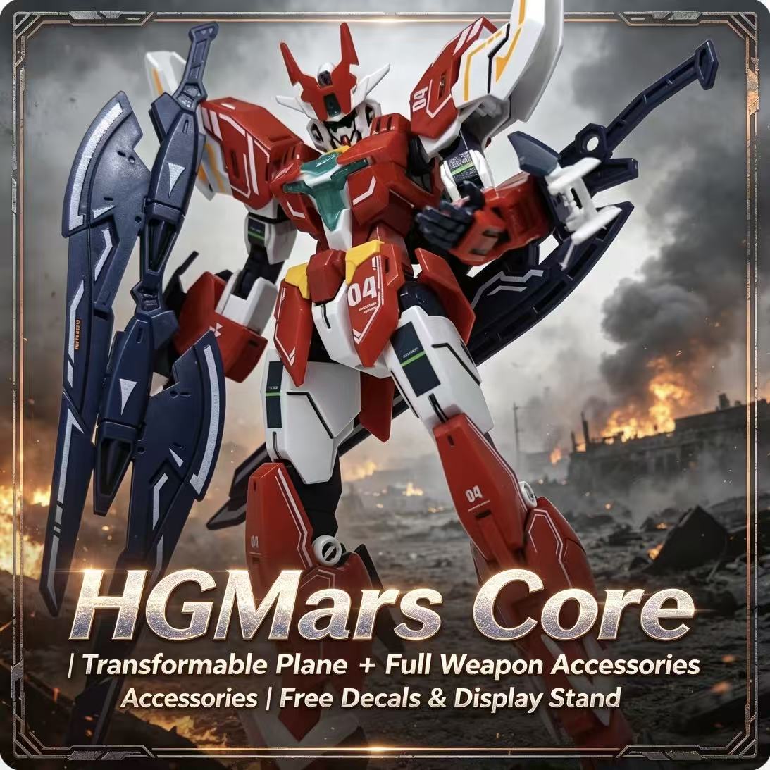 Model Kit Barbatos - 008A HG 1/144 Mars Core Warrior,