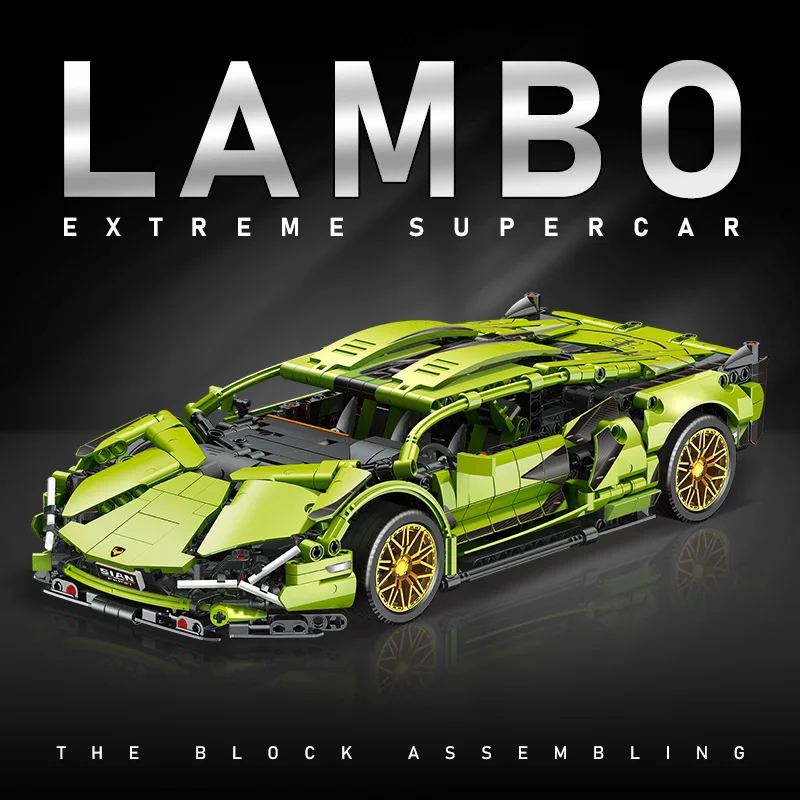 Bloques de construcción de aut - Model Kit Lamborghini reseña y precio
