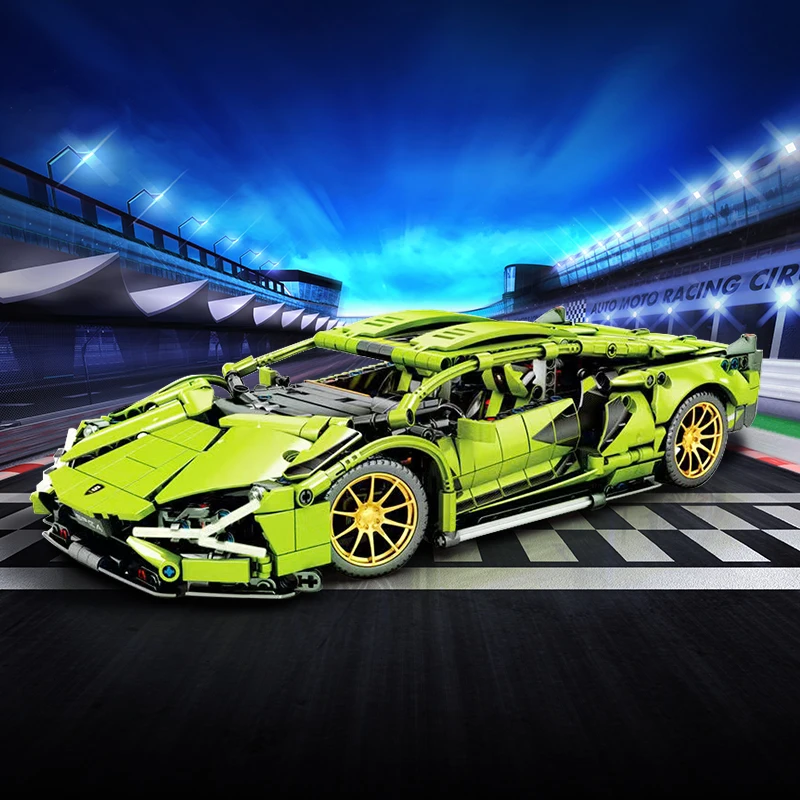 Bloques de construcción de coc - Model Kit Lamborghini reseña y precio