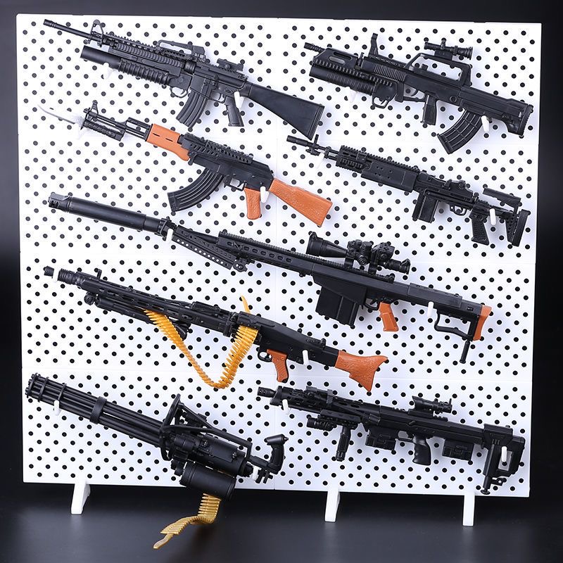 1/6 montar arma modelo ametral - Model Kit Weapons reseña y precio