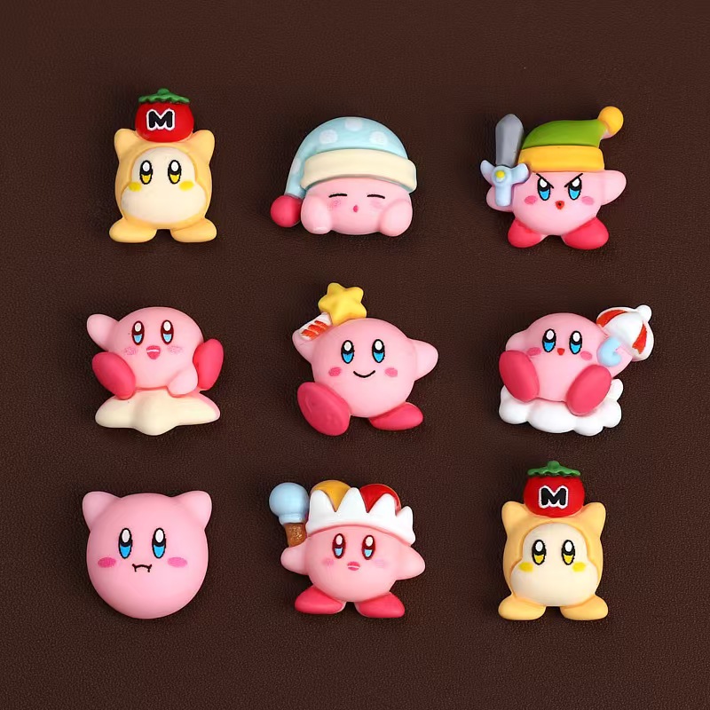 8 unids/set figura de Anime bo - Model Kit Kirby reseña y precio
