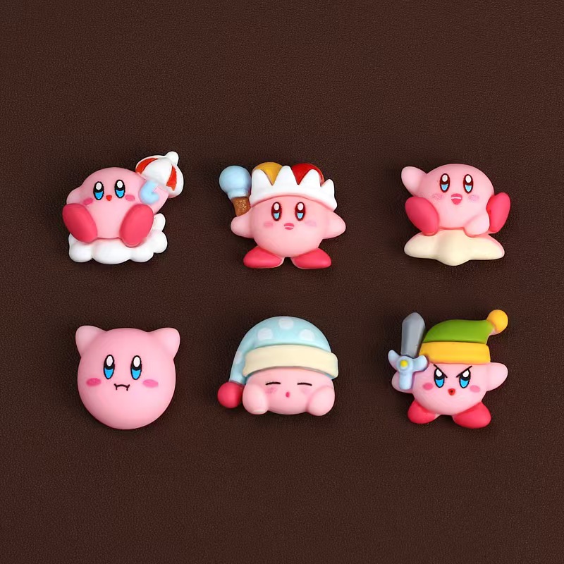 8 unids/set figura de Anime bo - Model Kit Kirby reseña y precio