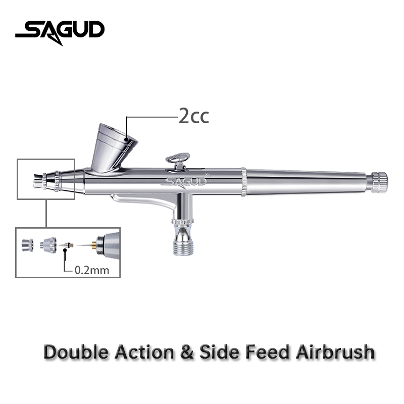 SAGUD aerógrafo modelo SD-135  - Model Kit Weapons reseña y precio