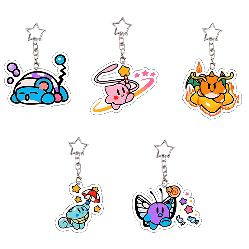 Set de 6 Llaveros Acrílicos de - Model Kit Kirby reseña y precio