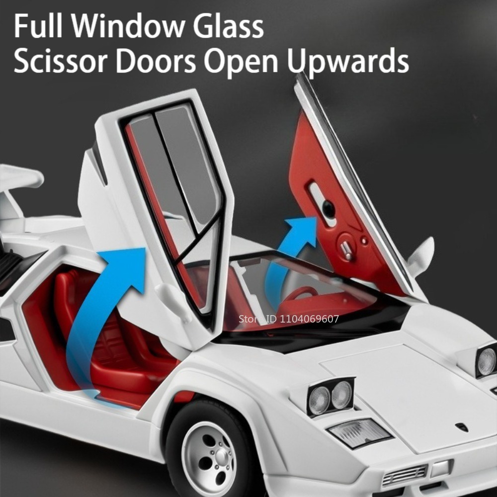 1:24 Countach LP500S REVUELTO  - Model Kit Lamborghini reseña y precio
