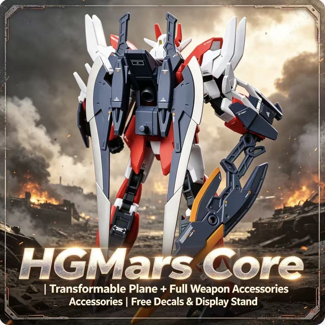 008A HG 1/144 Mars Core Warrio - Model Kit Barbatos reseña y precio